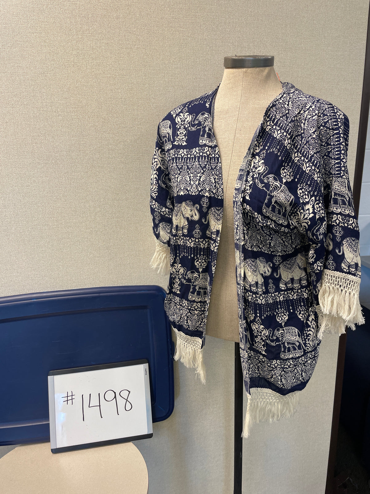 1498-Tassel robe/jacket