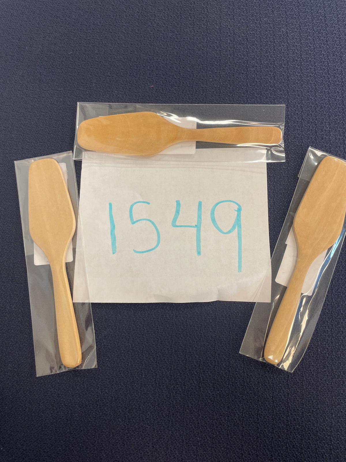1549-Mini Wooden Spatula 5"