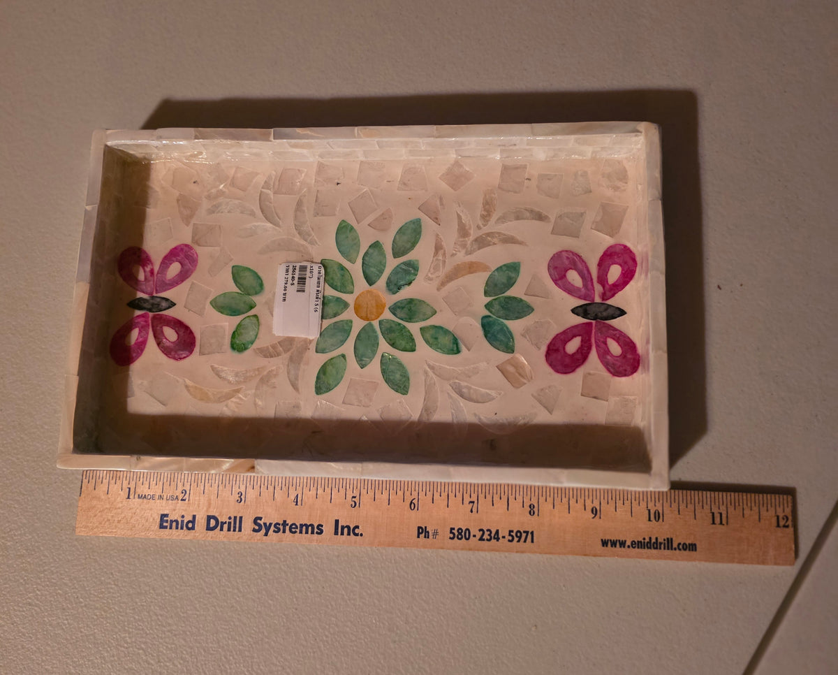 1555-Mosaic Tray 10x6