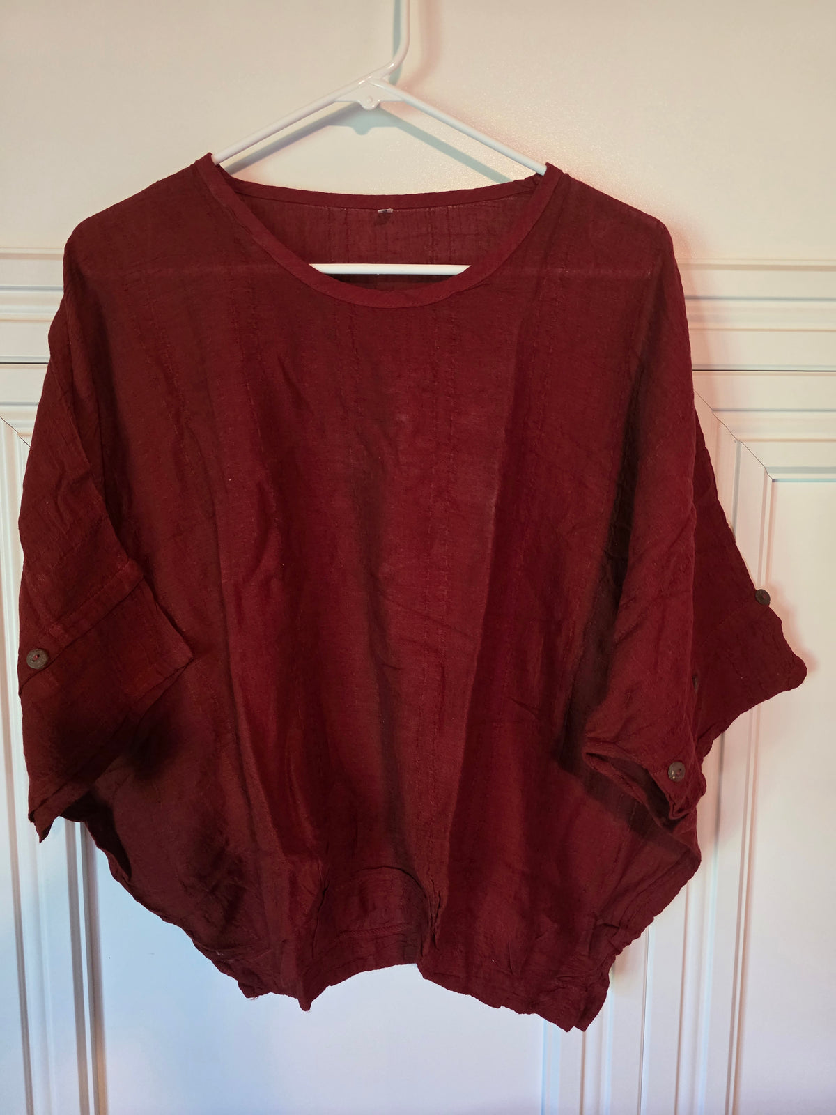 869-Tawai Cotton Dolman Sleeve Top