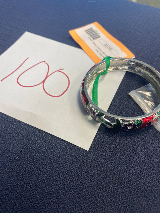 00100-Silver with Color Bracelet