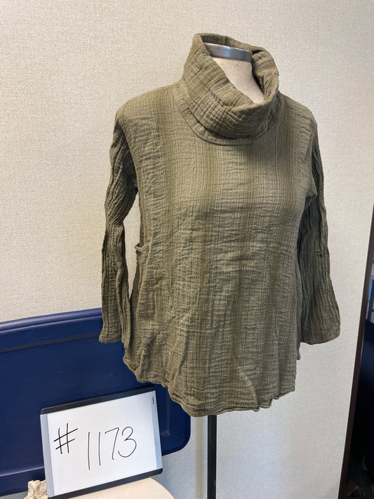 1173-Rolled Neck Top TC2