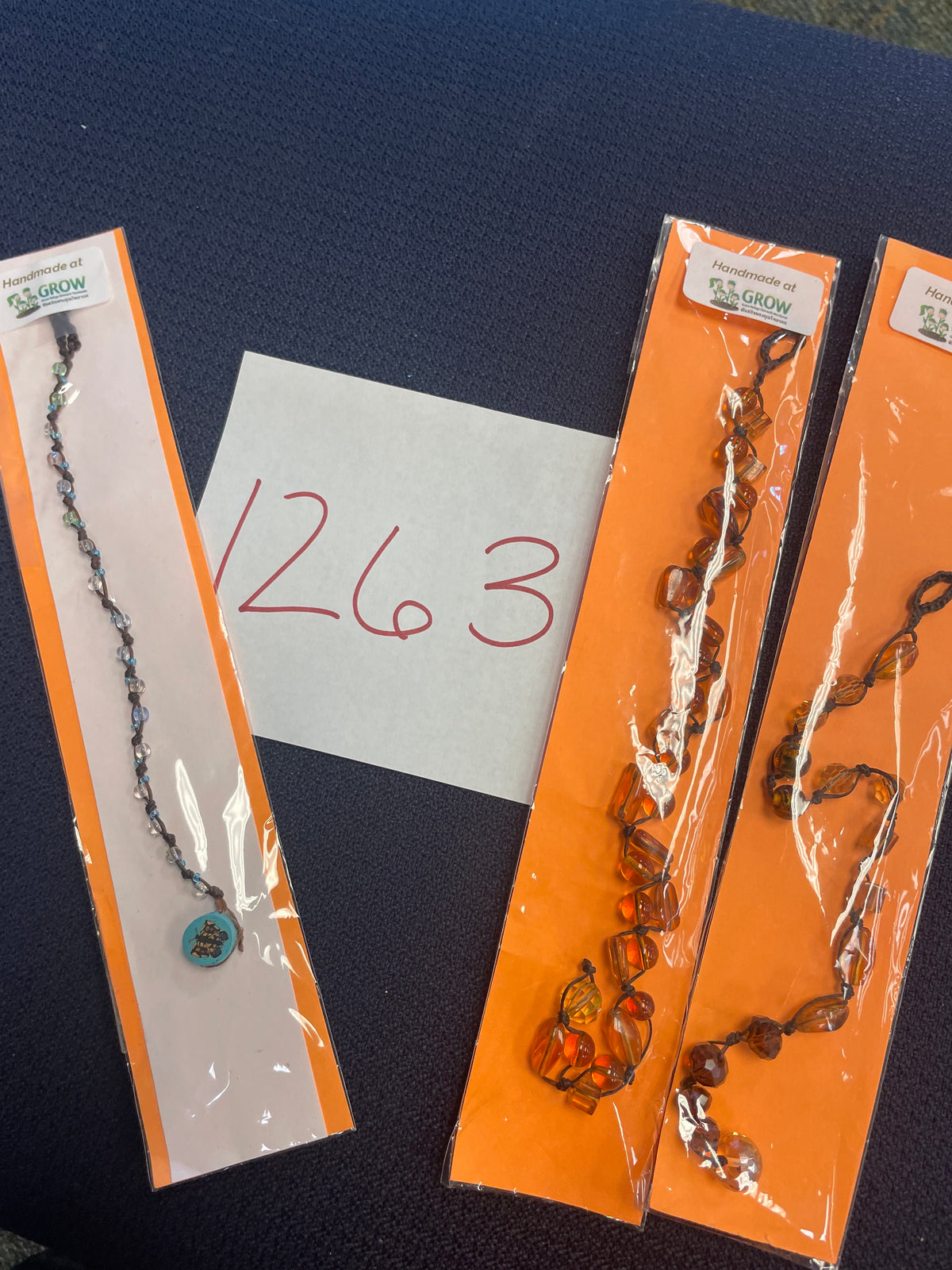 1263-Handmade Anklet by GROW