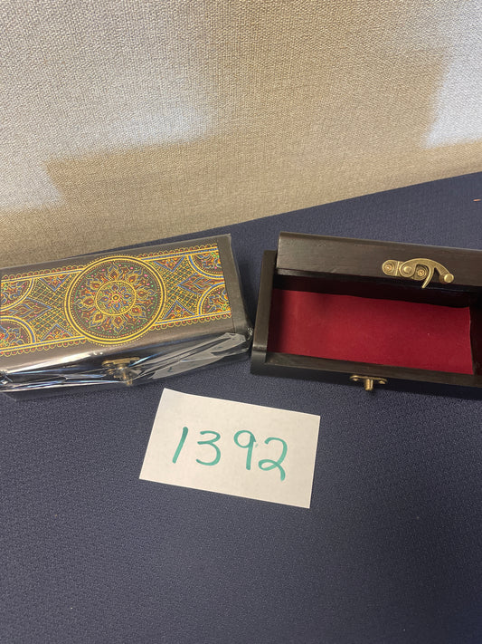 1392-Painted Wooden Box