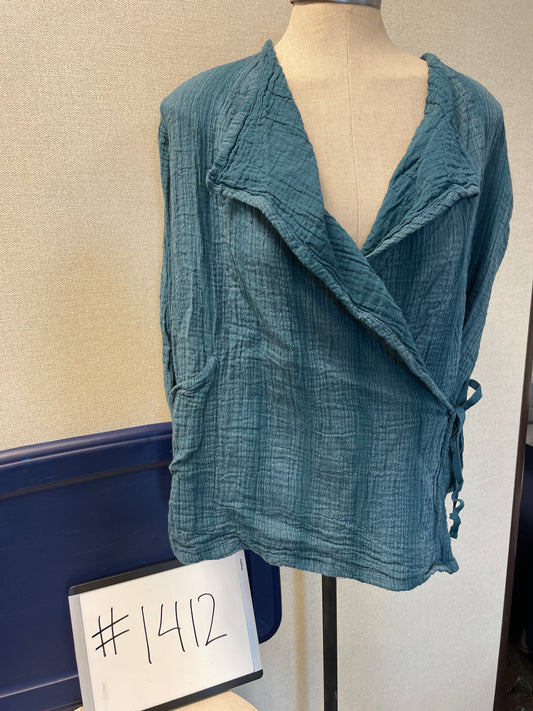 1412-jacket wrap w tie