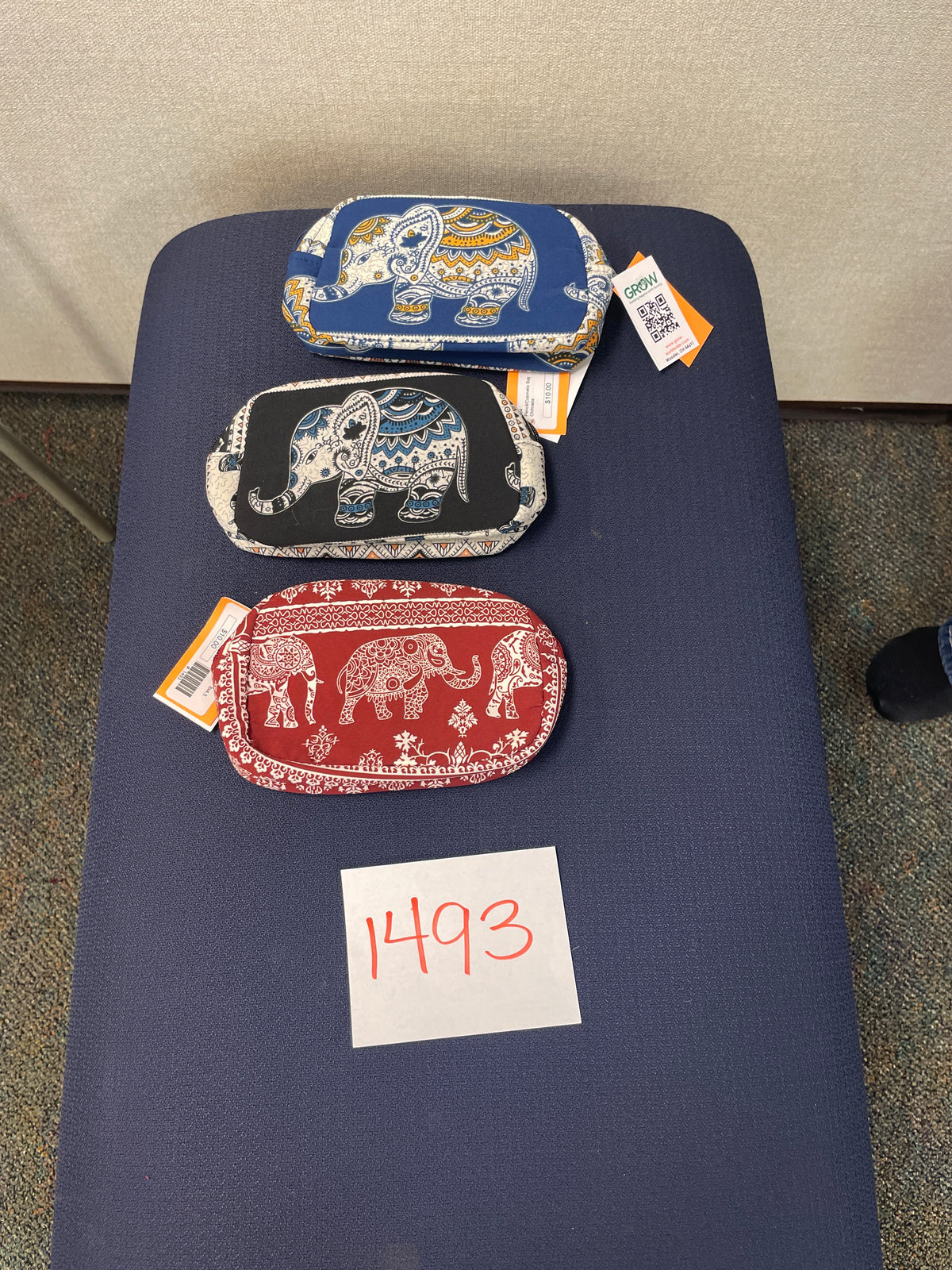 1493-Pencil/Cosmetic Bag 8"x 4.5"