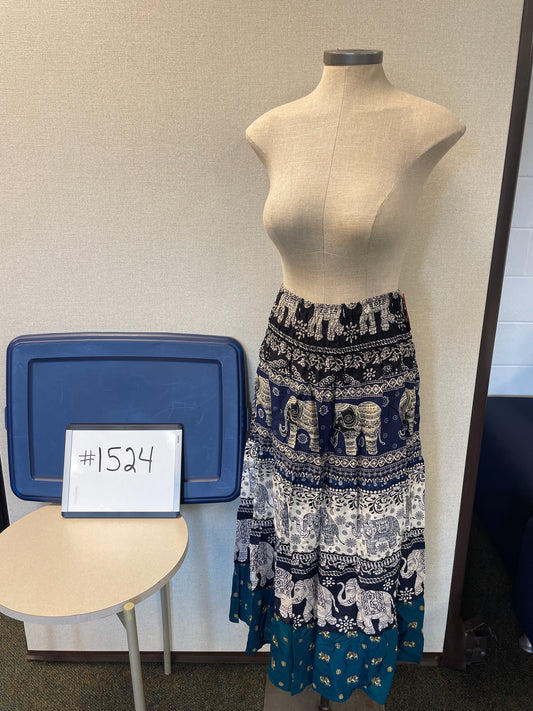 1524-Asian Long Skirt