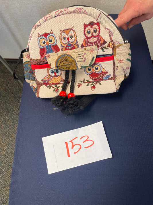 00153-Owl Faced Backpack
