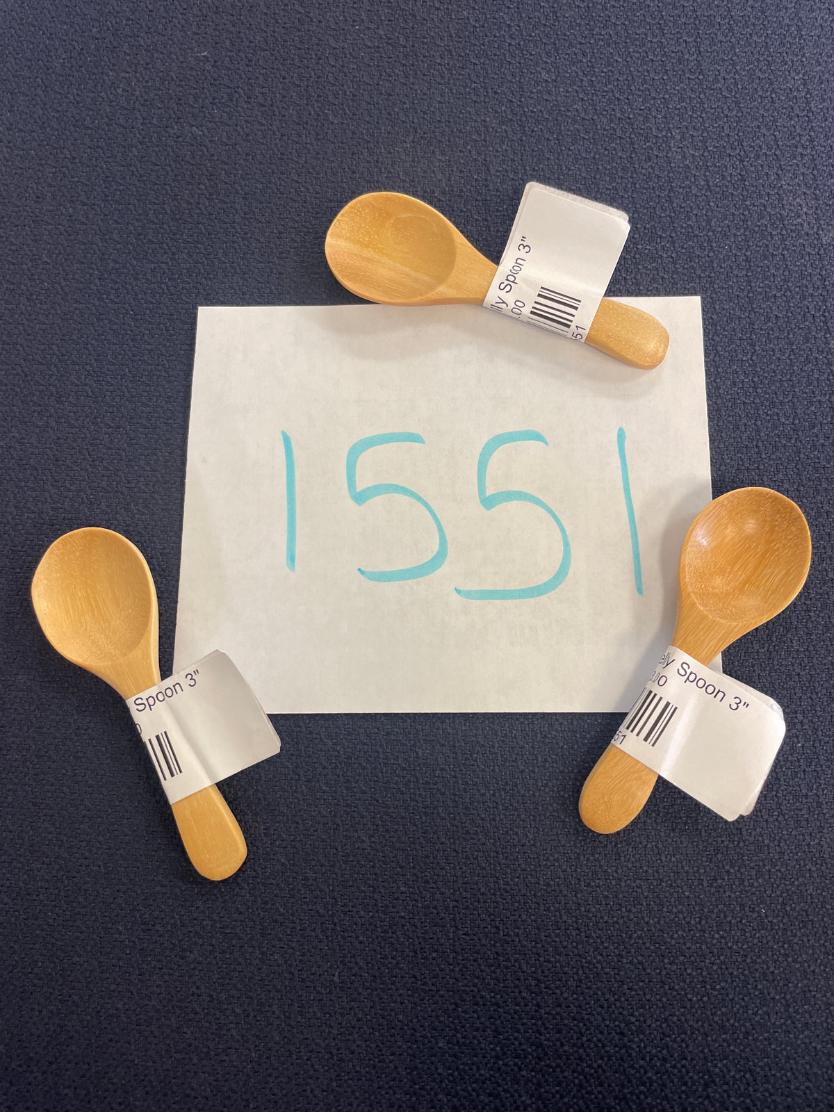 1551-Wooden Jelly Spoon 3"