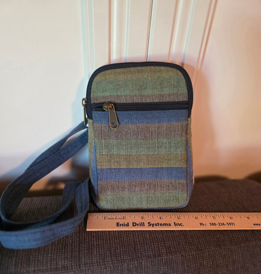 1557-Handwoven Fabric Bag Sling