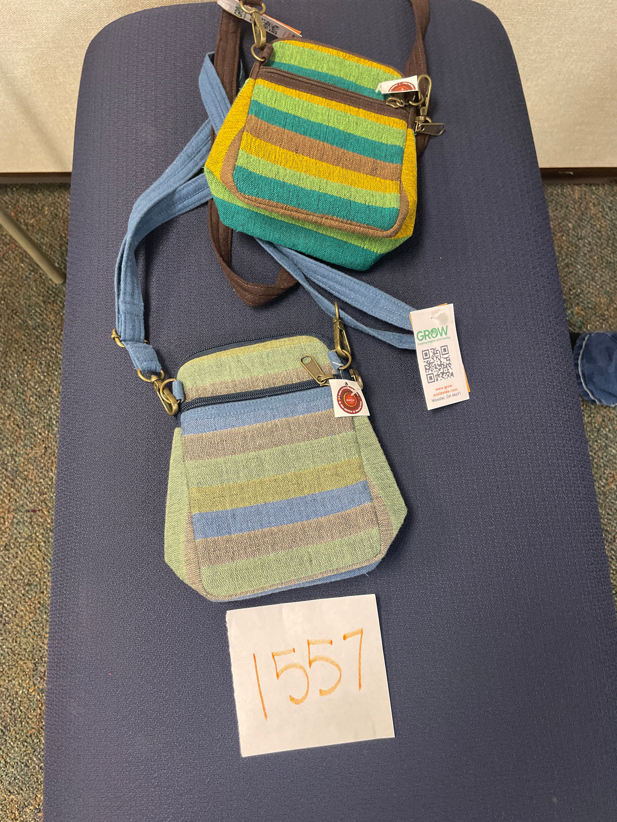 1557-Handwoven Fabric Bag Sling