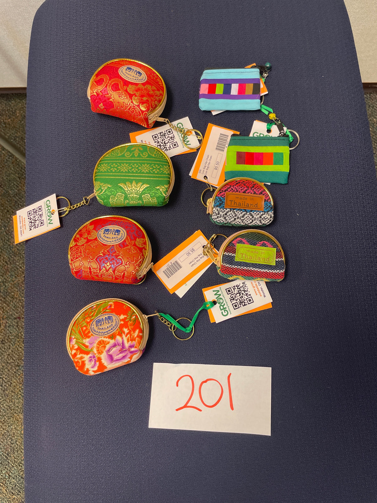 00201-Coin Bag Key Chain