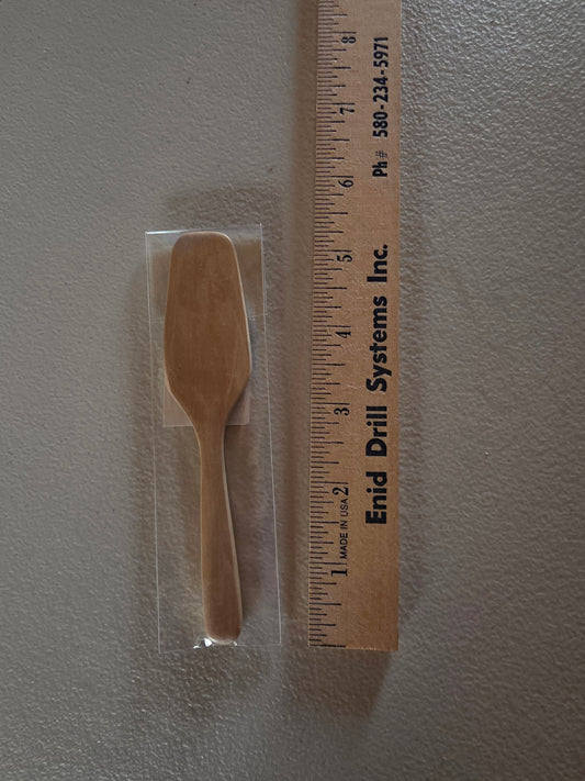 1549-Mini Wooden Spatula 5"