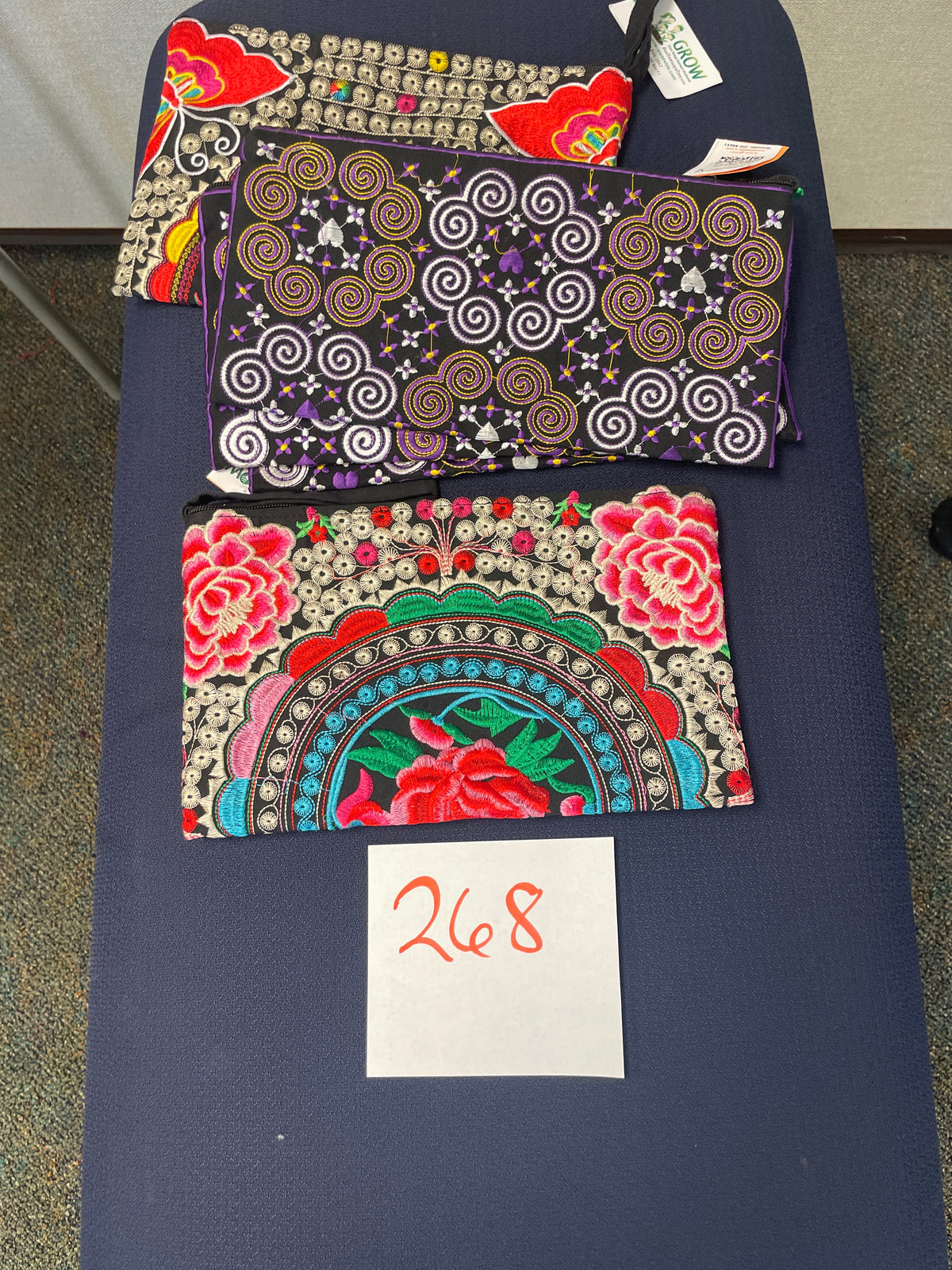 268-Mong Make-up Bags 10/11x6/7