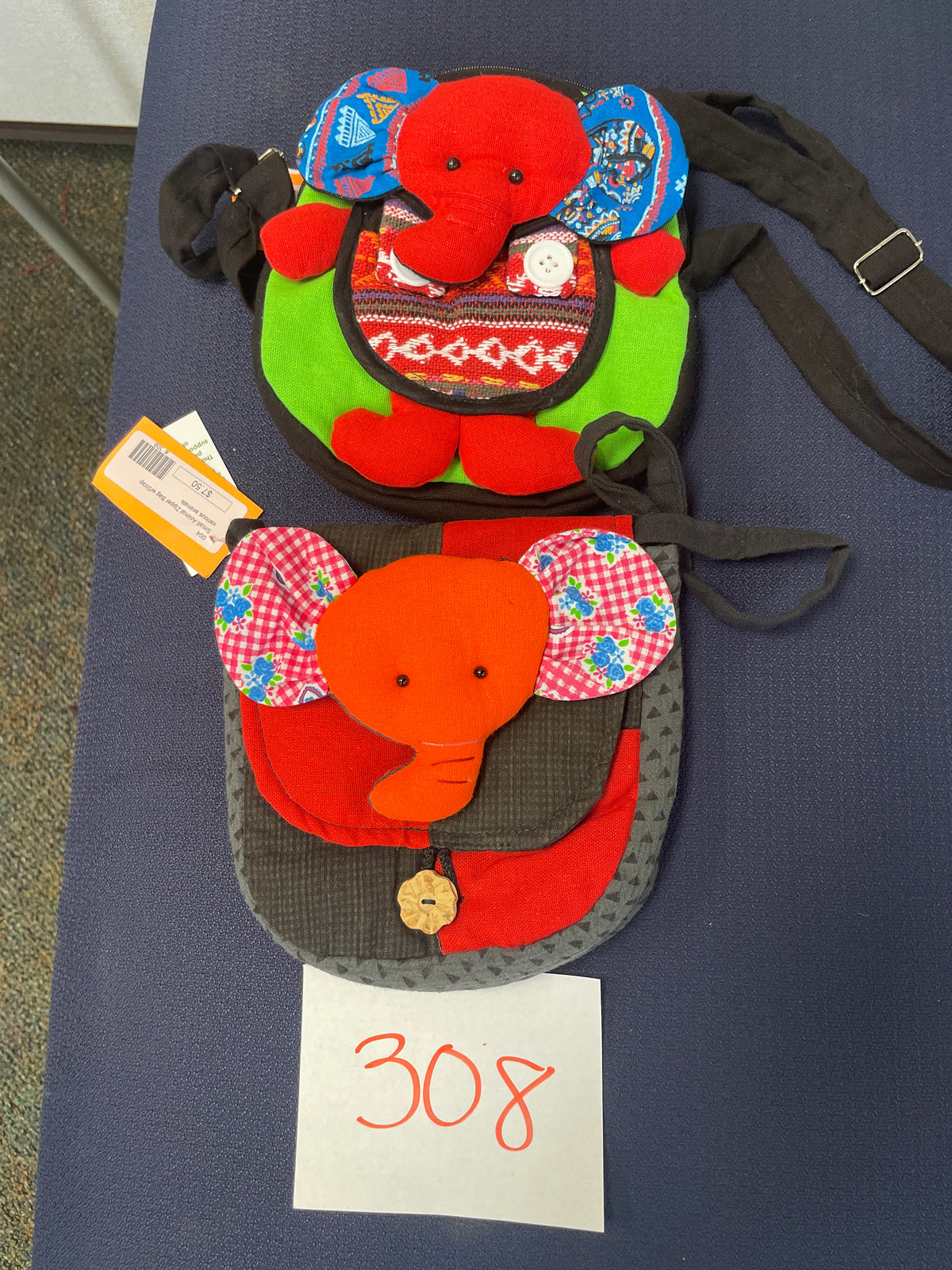308-Small Animal Zipper Bag w/Strap