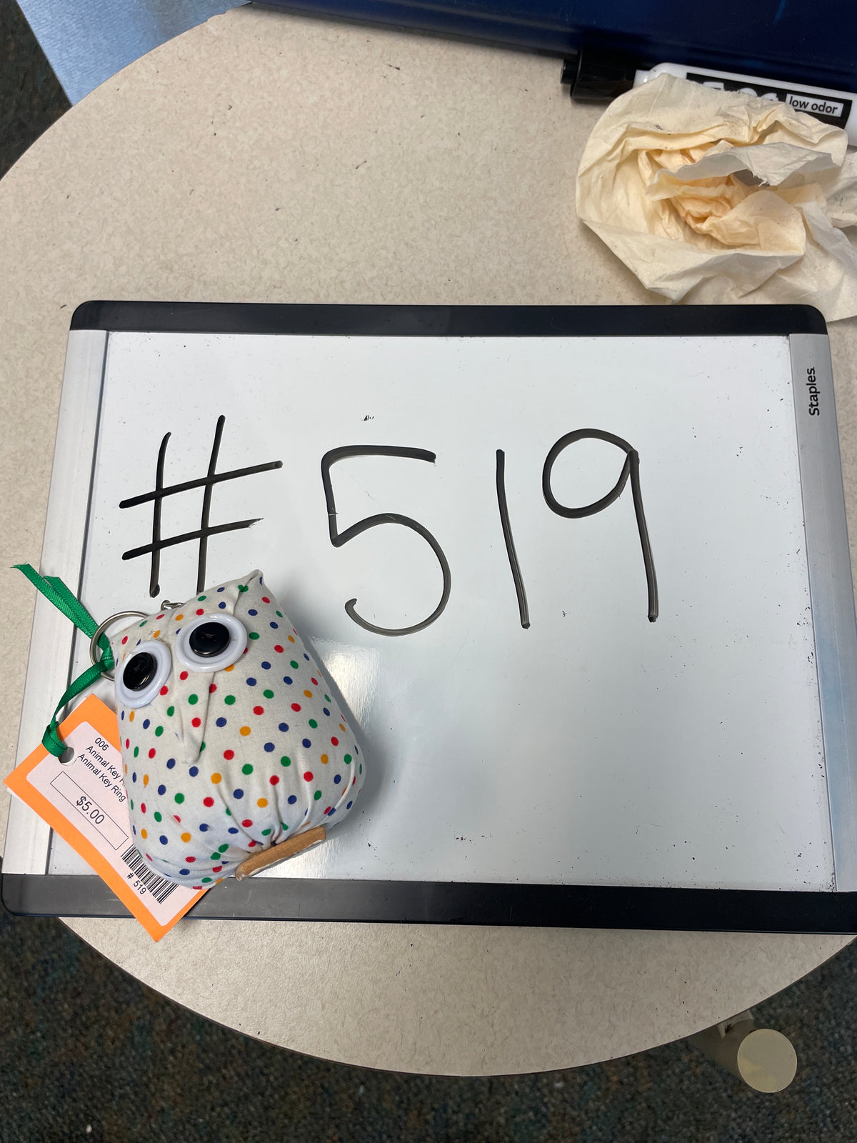 519-Animal Key Ring-Owl