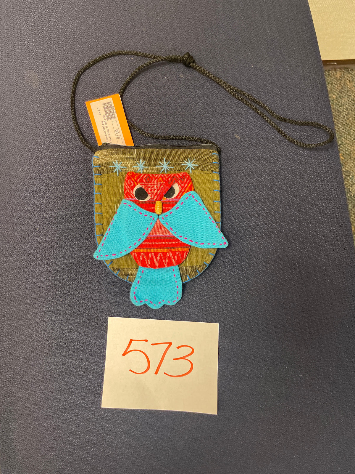 573-Stuffed Animal on front bag 6x5.5