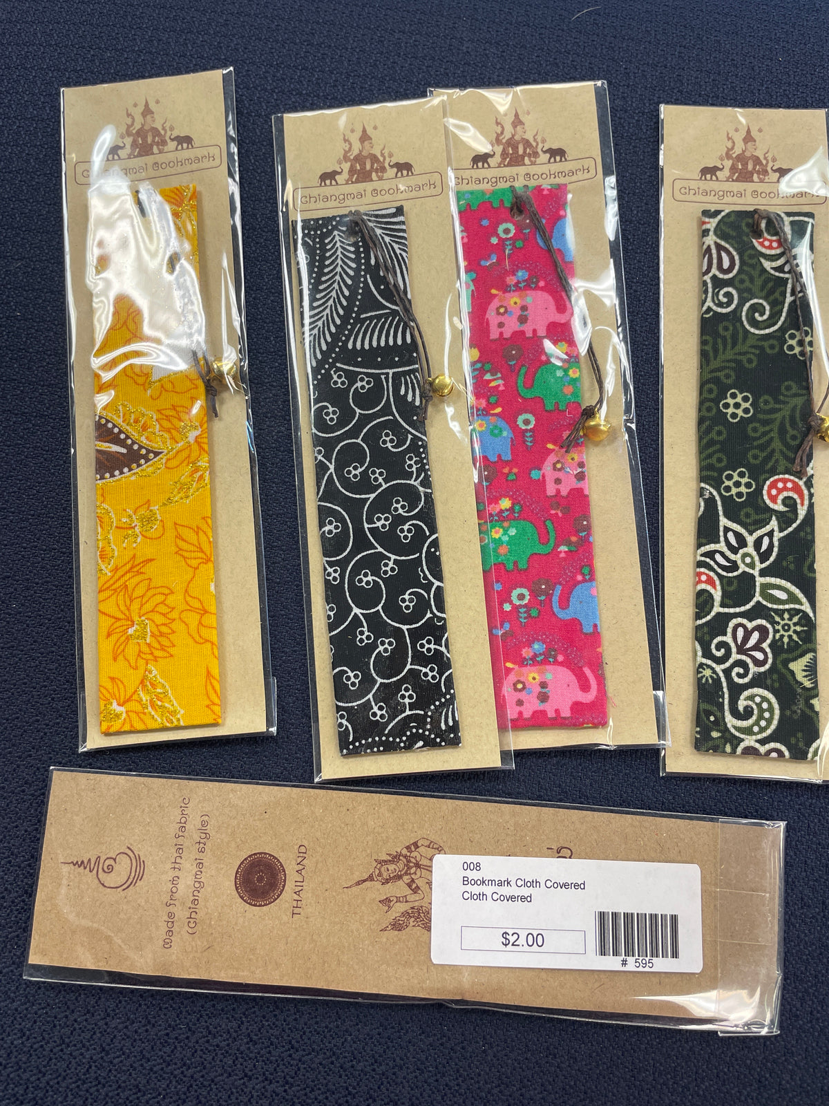 595-Bookmark Cloth Covered