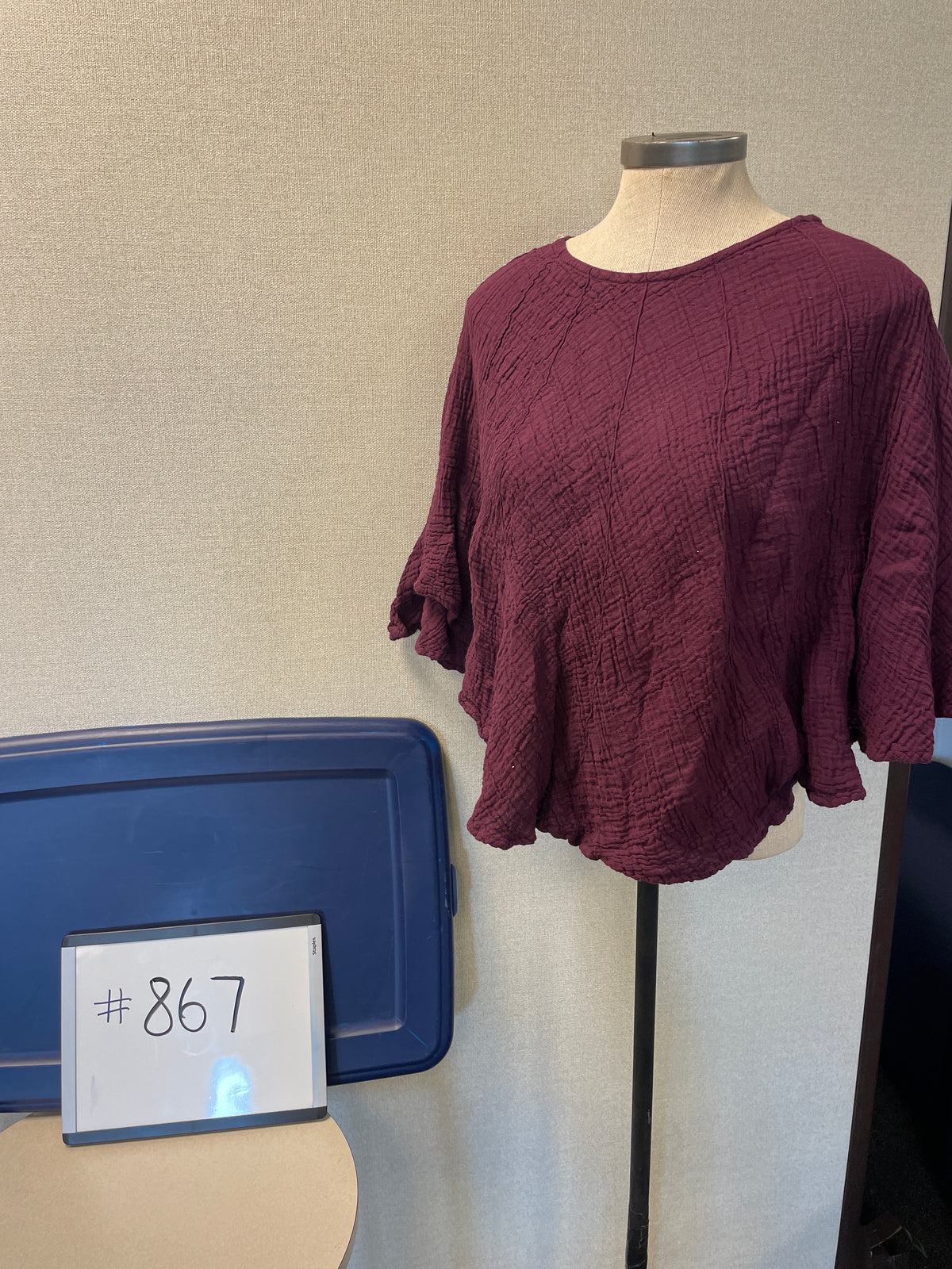 867-Tawai Cotton Poncho