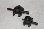 552-Akha Wooden Frog-Sm brown/black