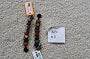 Coconut Shell and Yarn Bracelet