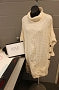 1438-Cotton Dress w Turtle Neck
