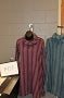 1437-Cotton dress w Cow Neck