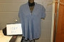 Cotton top with button