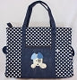Diaper Bag w Side Pockets-Lg Navy