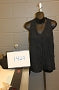 Sleeveless v-neck high-low