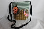 Stuffed Animal Embellished Bag-Med Cat & Fish