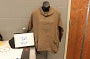 820-Tawai Cotton Rolled Button Neck Brown