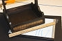 1117-Wooden Basket w/ Handle