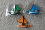 Wooden Toy Boat-color varies