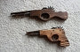 558-Wooden Toy Gun /Rubber Band Shooter